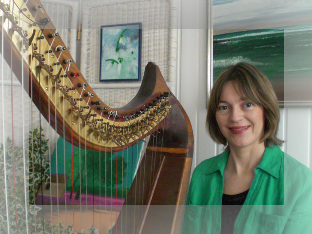 Linda mit Harfe